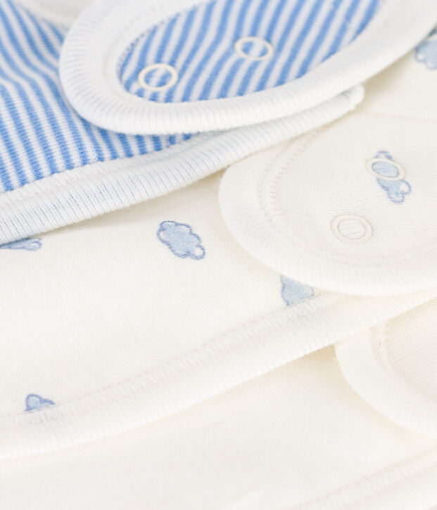 Confezione da 3 bavaglini con stampa in cotone multicolore