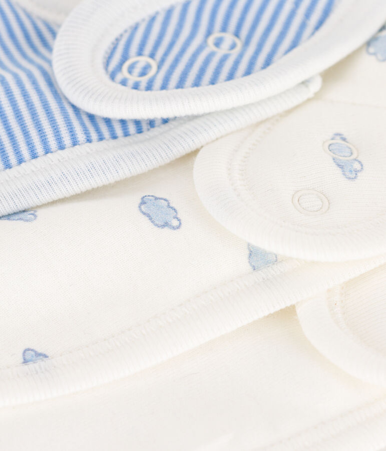 Confezione da 3 bavaglini con stampa in cotone multicolore