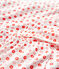 Pigiama bambina a fiori in cotone biologico bianco MARSHMALLOW/ SPICY