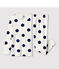 Pigiama bambina/bambino fantasia grafica in cotone biologico bianco MARSHMALLOW/blu MEDIEVAL