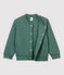 Cardigan stile teddy in tubique bambino verde VALLEE