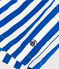 Shorts da mare stampato a righe bambino bianco MARSHMALLOW/blu SURF