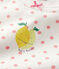 Pigiama corto a pois rosa bambina in cotone bianco MARSHMALLOW/rosa GRETEL
