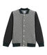 Blouson teddy in tubic pied de poule per bambino