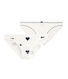 Confezione da 2 slip cuori donna