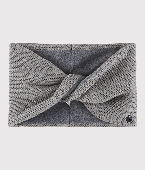 Scaldacollo in maglia bambina/bambino grigio SUBWAY CHINE