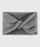 Scaldacollo in maglia bambina/bambino grigio SUBWAY CHINE