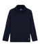 Dolcevita a pois per bambina blu SMOKING/giallo DORE