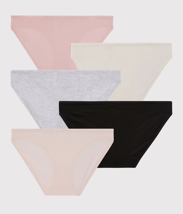 Confezione da 5 slip Donna multicolore