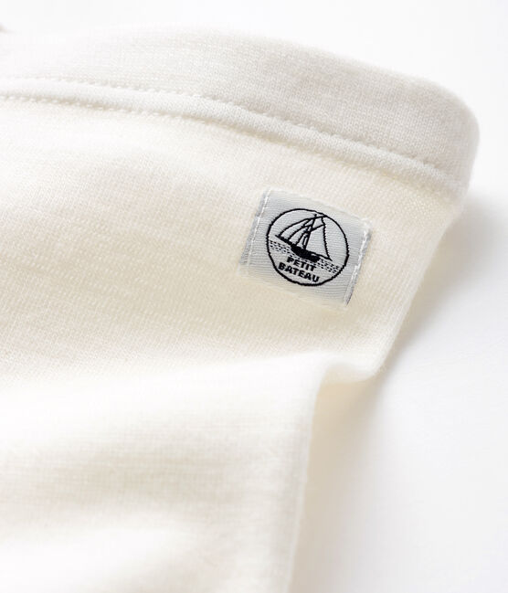 Ghettine neonato in lana e cotone bianco MARSHMALLOW