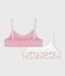 Set di brassière bambina in cotone con stampa a fiori variante 1