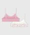 Set di brassi&egrave;re bambina in cotone con stampa a fiori multicolore