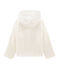 Felpa in pile arricciato da bambina bianco MARSHMALLOW