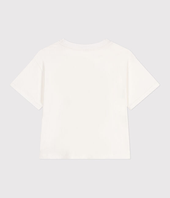 T-shirt Le Boxy in cotone donna bianco MARSHMALLOW