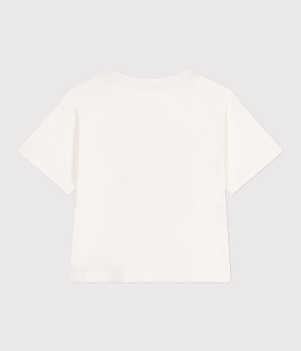 T-shirt Le Boxy in cotone donna bianco