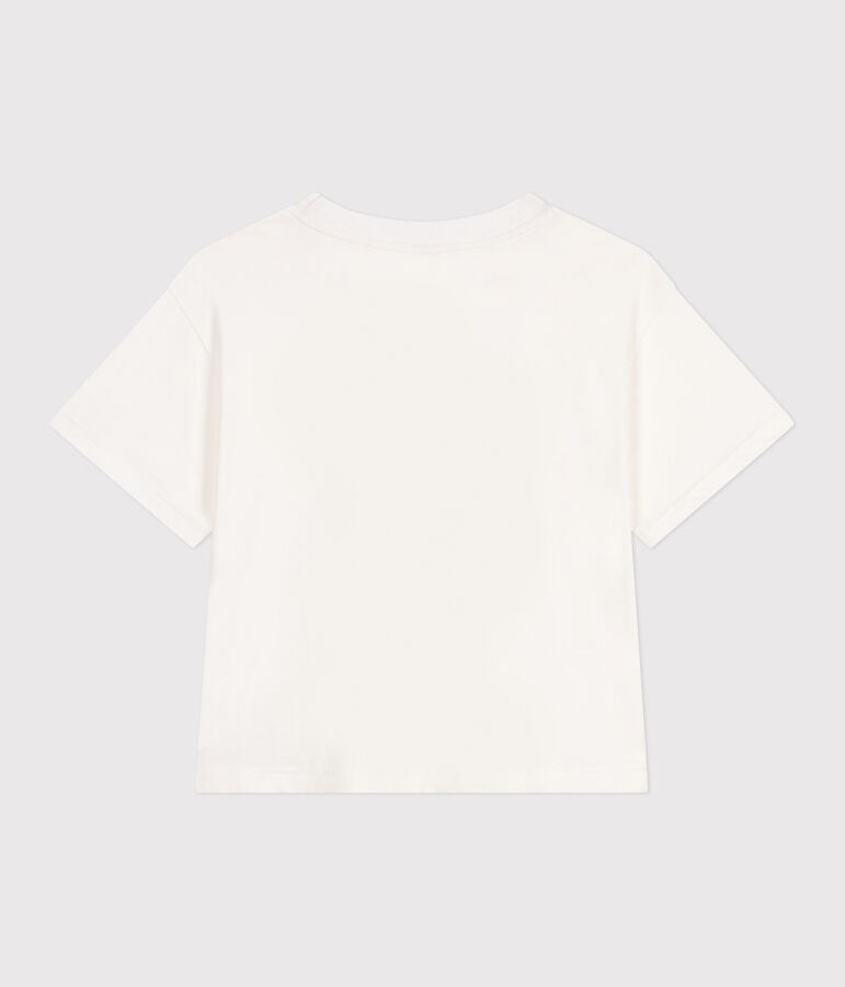 T-shirt Le Boxy in cotone donna bianco