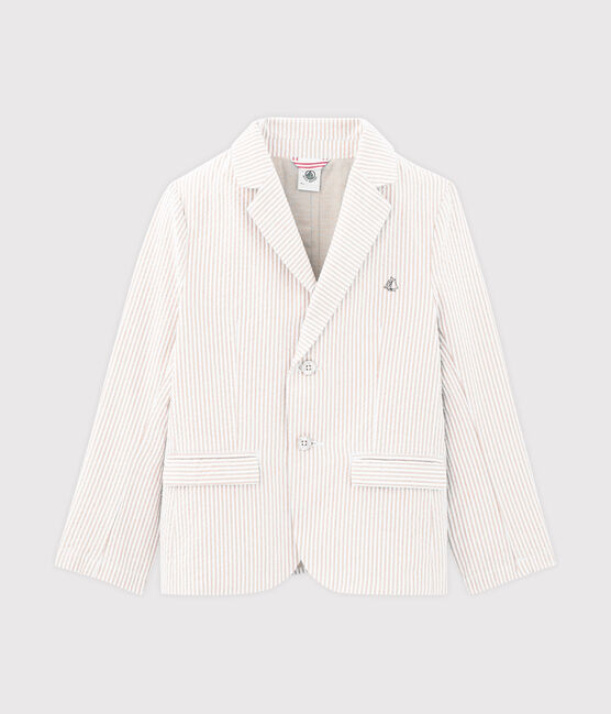 Giacca bambino beige BEIGE/bianco MARSHMALLOW
