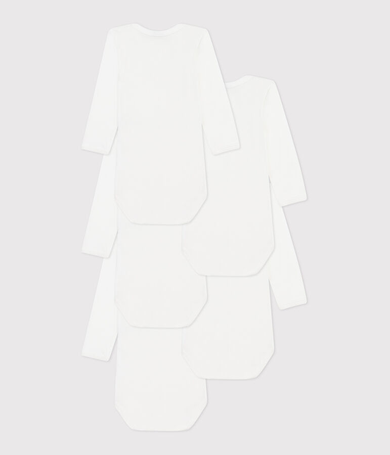 Set da 5 body a maniche lunghe in cotone con i giorni della settimana neonato multicolore