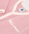 Pigiama in cotone tinta unita neonato rosa CHARME