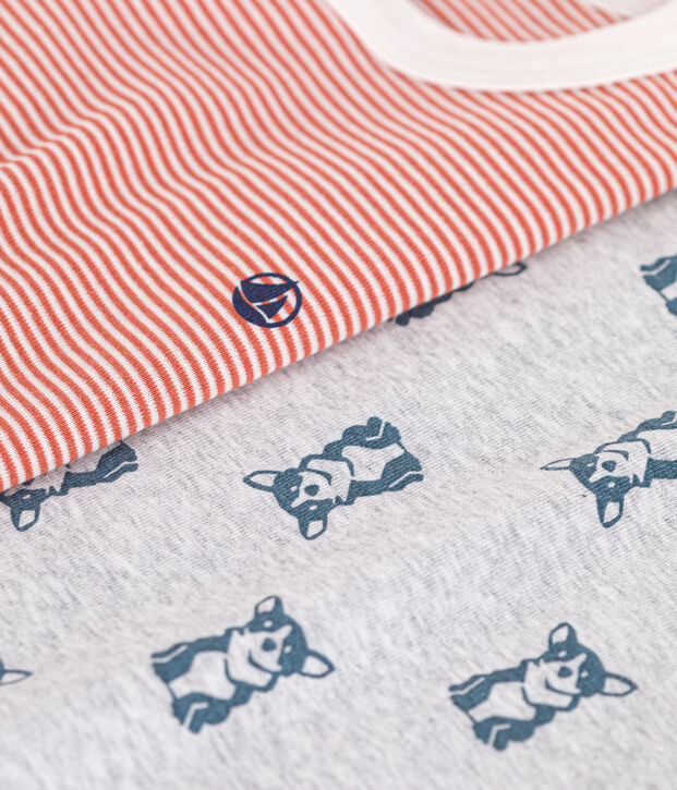 Set di 2 pigiami in cotone bambino multicolore