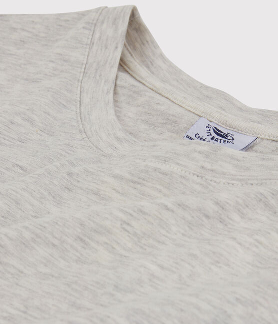 T-shirt LE CLASSIQUE girocollo in cotone Donna grigio BELUGA CHINE