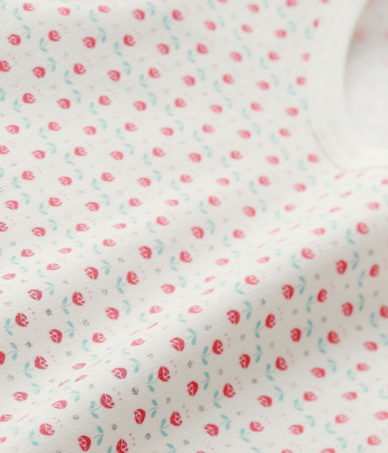 Pigiama per bambina stampato bianco LAIT/bianco MULTICO