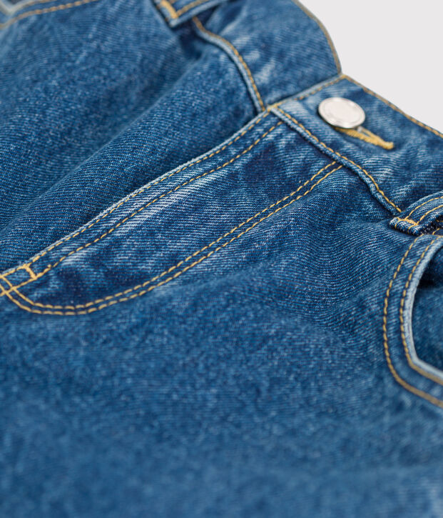 Pantaloni in denim 100% eco-friendly bambino blu