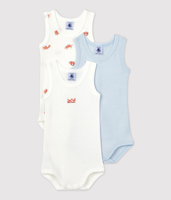 Confezione da 3 body senza maniche in cotone variante 1