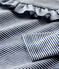 Blusa in lana e cotone bebè blu MEDIEVAL/bianco MARSHMALLOW