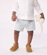 Shorts in seersucker a righe neonato