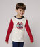 Pigiama bambino in cotone blu MEDIEVAL/bianco MULTICO