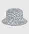 Cappellino in garza di cotone a fiori blu bambina AVALANCHE/ INCOGNITO