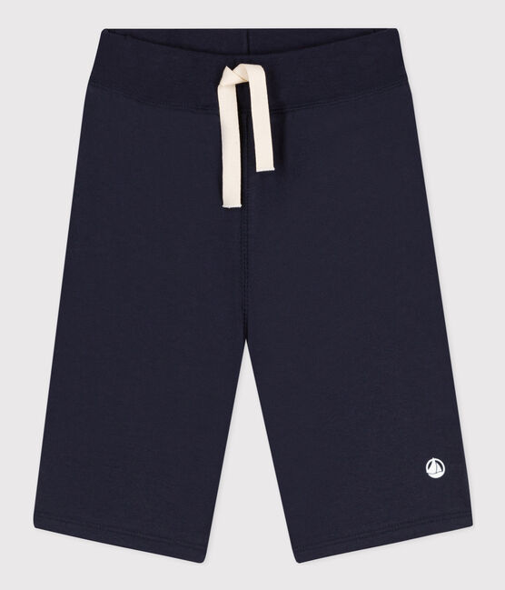 Bermuda in cotone bambino blu SMOKING