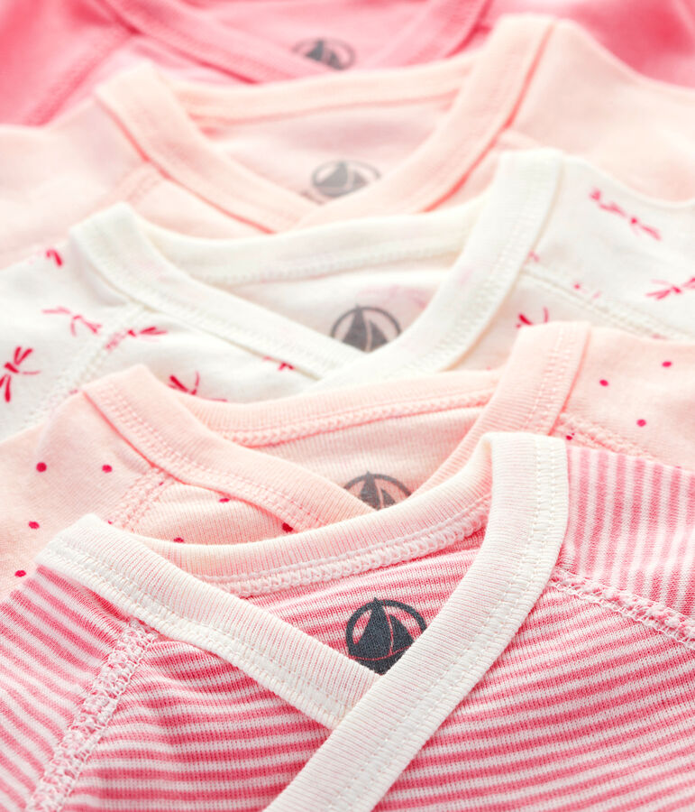 Confezione da 5 body nascita manica lunga beb&egrave; multicolore