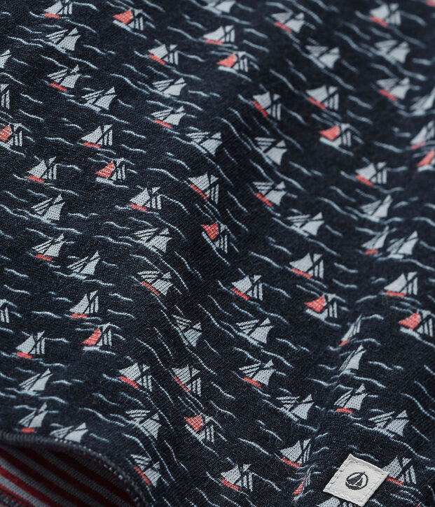 Pigiama per bambino double-face blu/multicolore