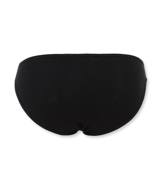Culotte donna in cotone leggero nero NOIR