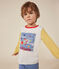 Pigiama bambino in cotone tinta unita con motivo spazio blu BEACH/ MULTICO