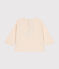 T-shirt a maniche lunghe in jersey sottile neonato ecru AVALANCHE