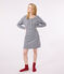 Camicia da notte in cotone a righe donna blu SMOKING/bianco MARSHMALLOW