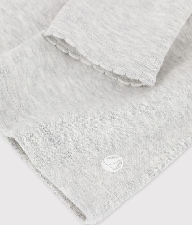Sottogiacca in cotone bambina/bambino grigio