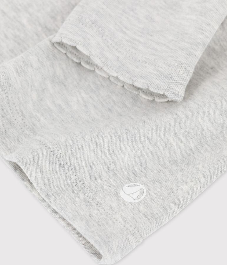 Sottogiacca in cotone bambina/bambino grigio