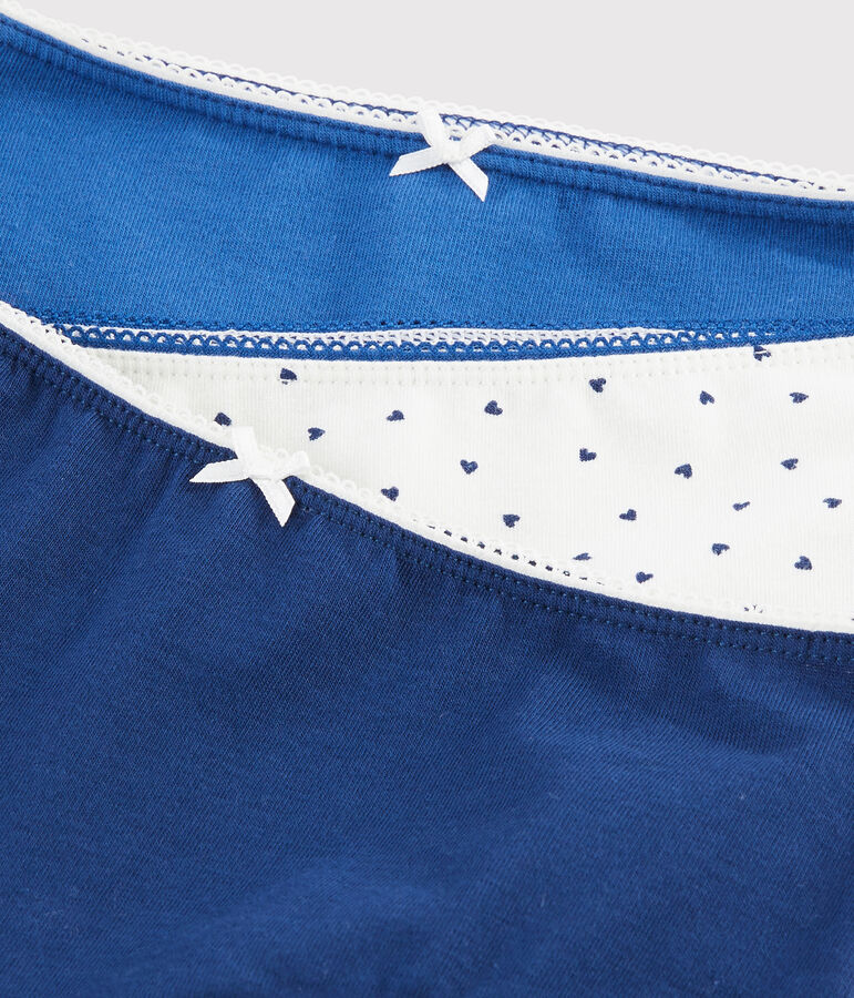 Confezione da 3 mutandine cuoricini bambina multicolore