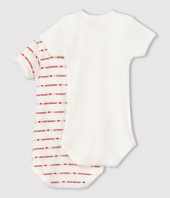 Confezione di 2 body manica corta bebè variante 1