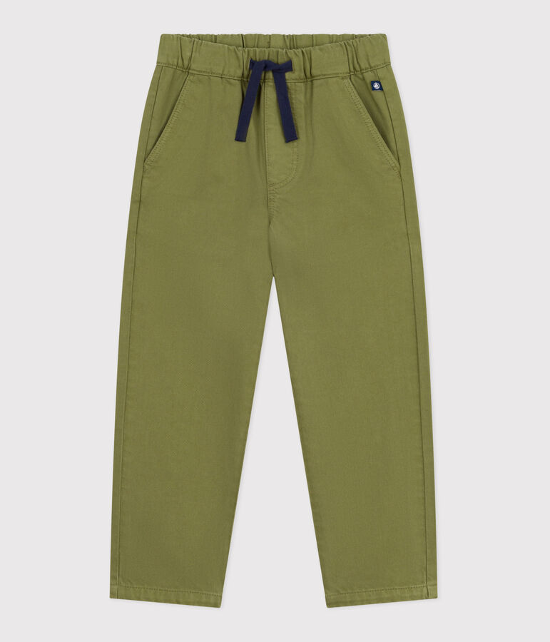 Pantaloni in denim bambina verde