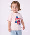 T-shirt a maniche corte in cotone con motivo neonato BARELY