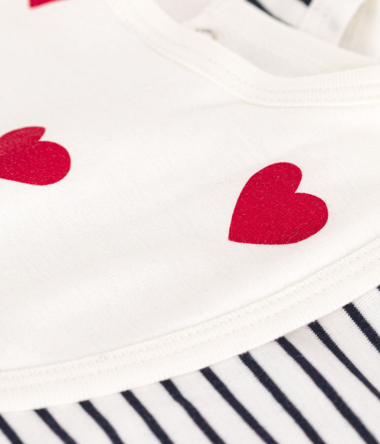 CONFEZIONE DA 2 BAVAGLINI IN COTONE PER NEONATI multicolore