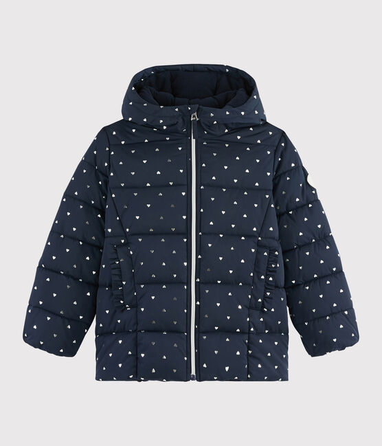 Piumino bambina blu SMOKING/ ARGENT