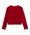 Cardigan tricot bambina rosso TERKUIT
