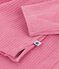 Pigiama donna in ciniglia a costine tinta unita rosa
