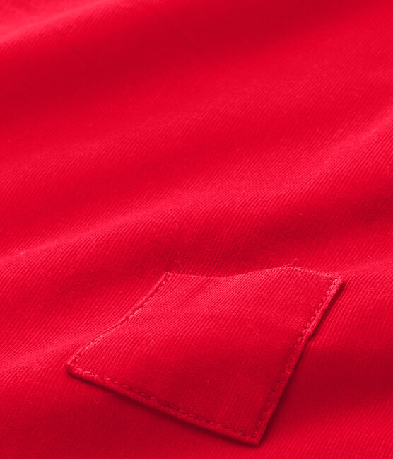 Salopette per bebè maschio in velluto rosso FROUFROU